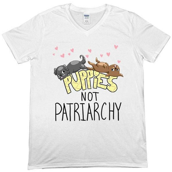 Puppies Not Patriarchy -- Unisex T-Shirt - Feminist Apparel - 2