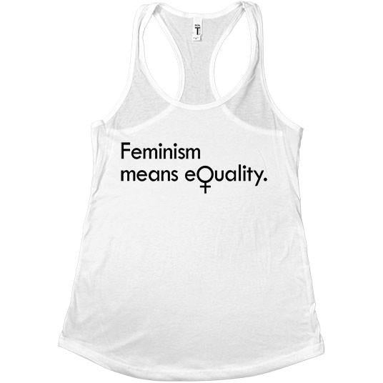 Feminism Means Equality -- Women's Tanktop - Feminist Apparel - 6
