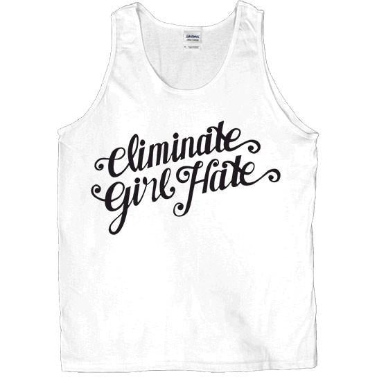 Eliminate Girl Hate -- Unisex Tanktop - Feminist Apparel - 3