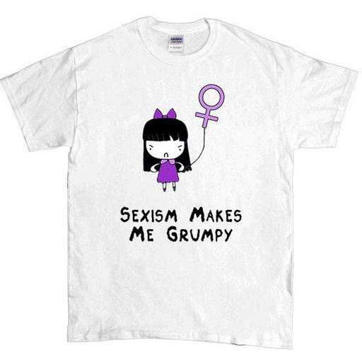 Sexism Makes Me Grumpy -- Unisex T-Shirt - Feminist Apparel - 1