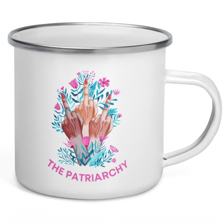 Fuck The Patriarchy -- Enamel Mug
