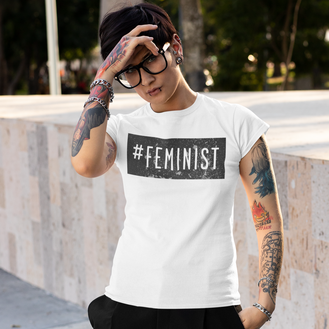 #Feminist -- Women's T-Shirt