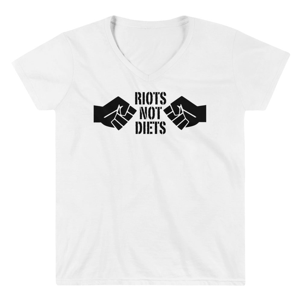 Riots Not Diets #2 Fists -- Women's T-Shirt