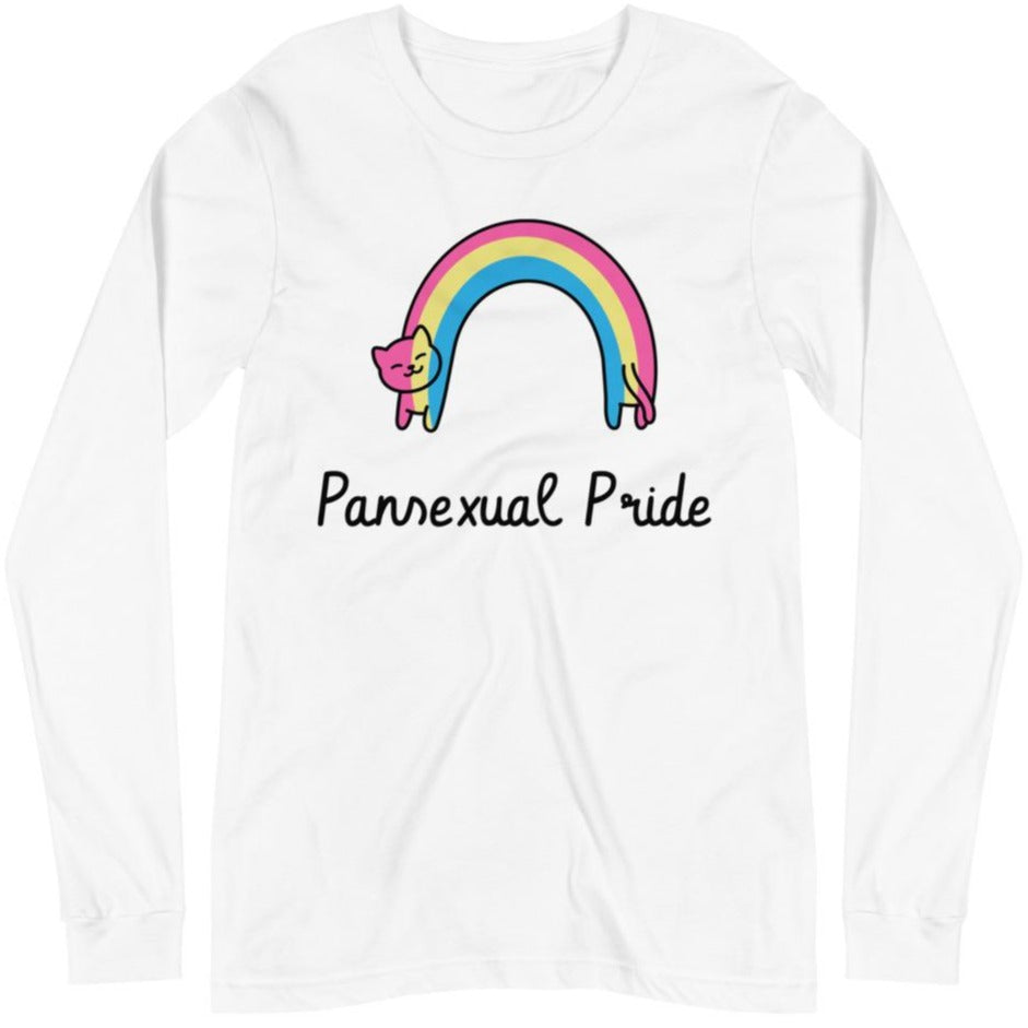Pansexual Pride Cat -- Unisex Long Sleeve