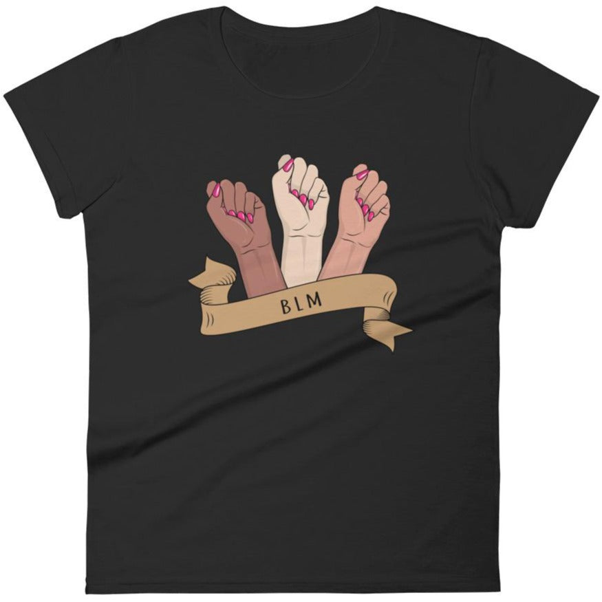 BLM Fists -- Women's T-Shirt