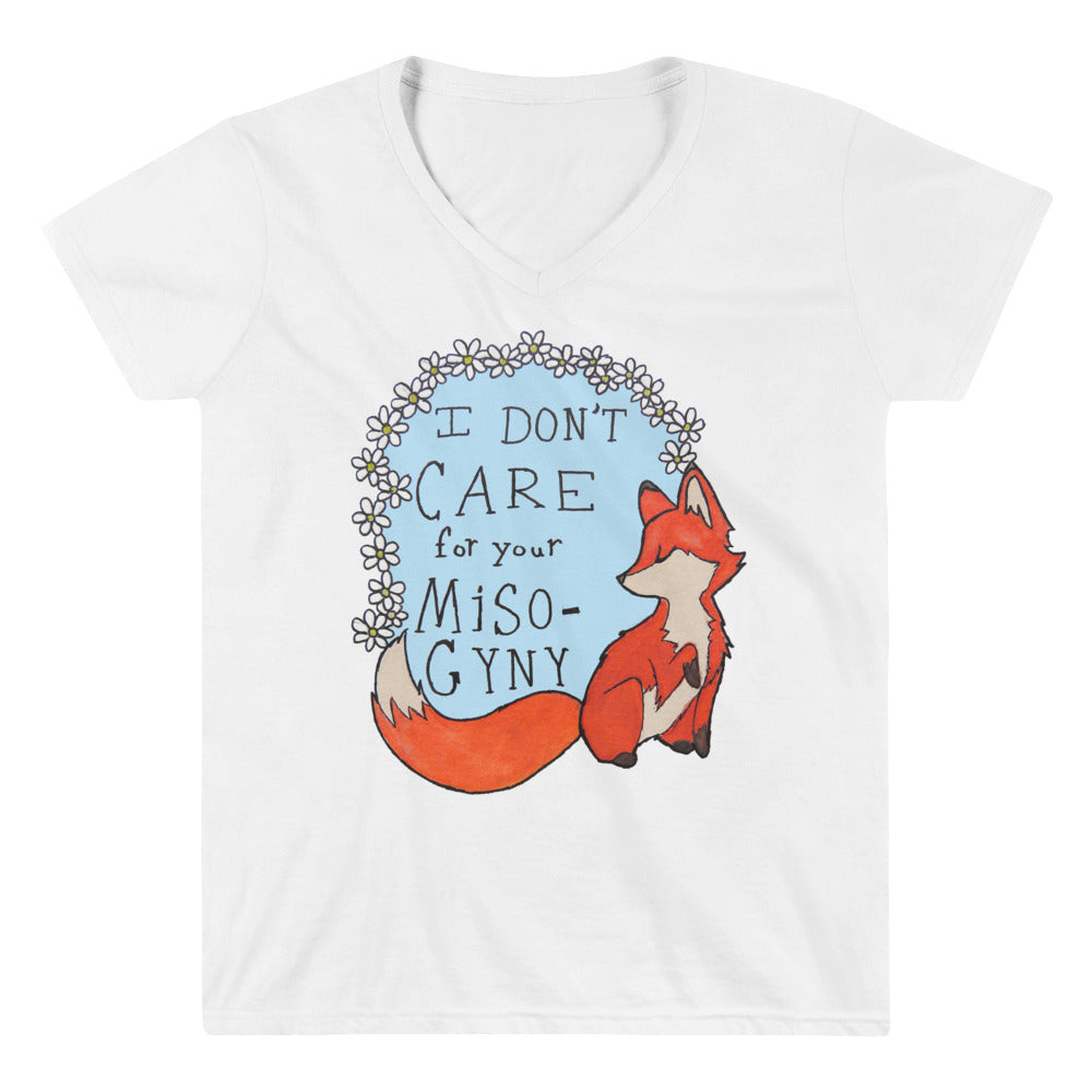 Feminist Fox Doesn't Care For Your Misogyny -- Women's T-Shirt