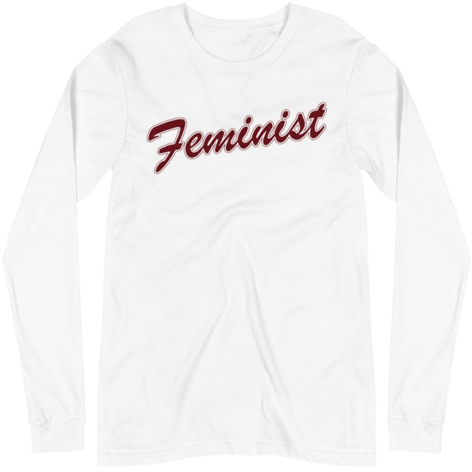 Feminist (Varsity) -- Unisex Long Sleeve