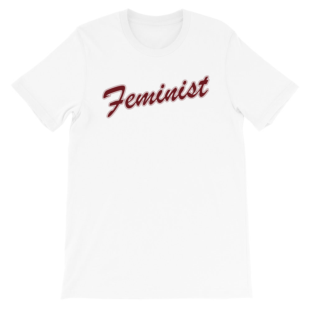 Feminist (Varsity) -- Unisex T-Shirt
