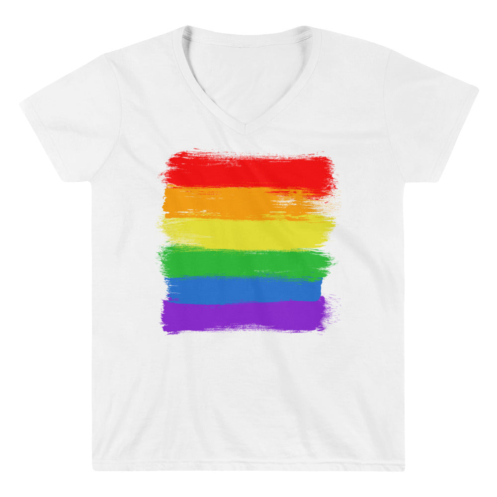 LGBTQIA+ Flag -- Women's T-Shirt