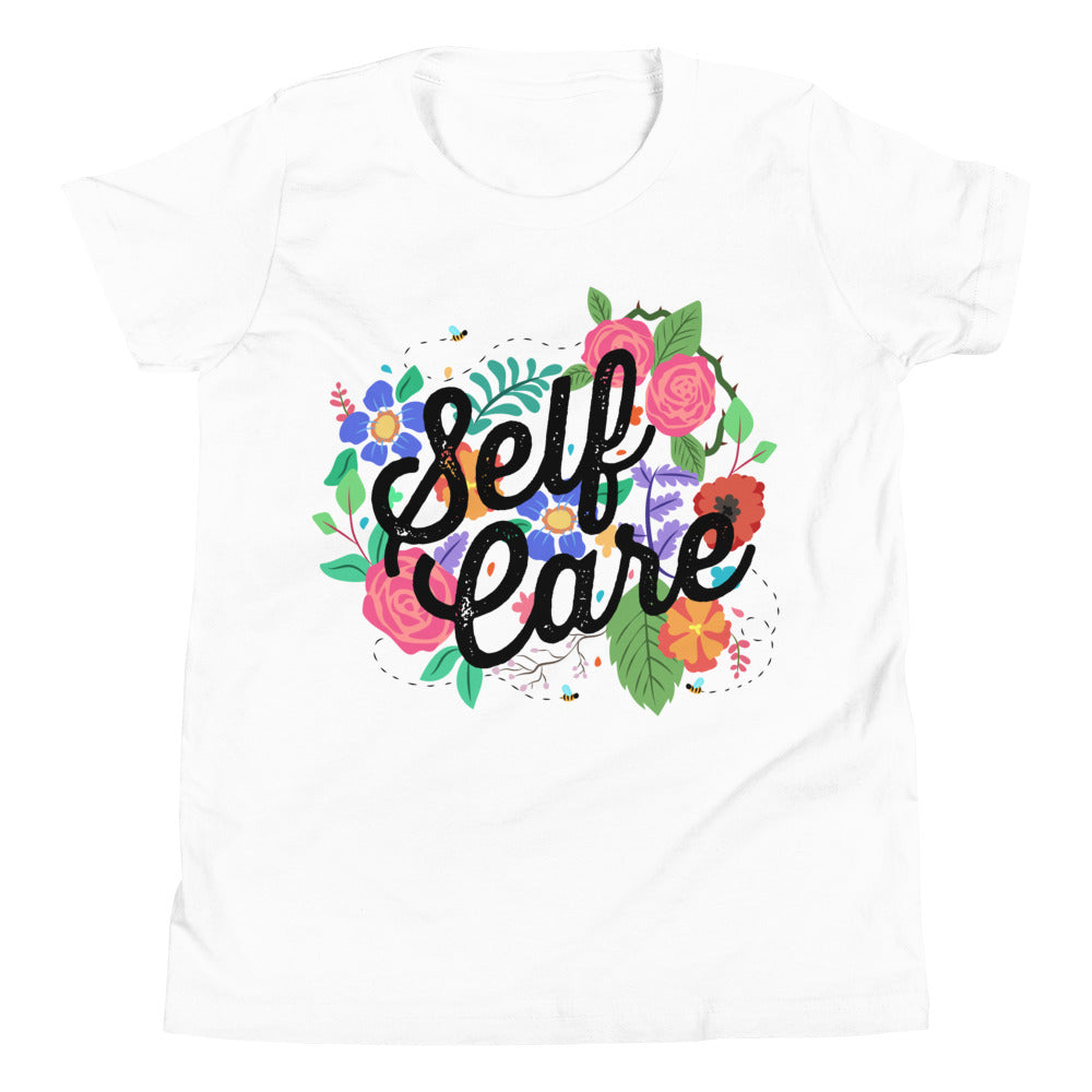 Self Care Flowers -- Youth/Toddler T-Shirt