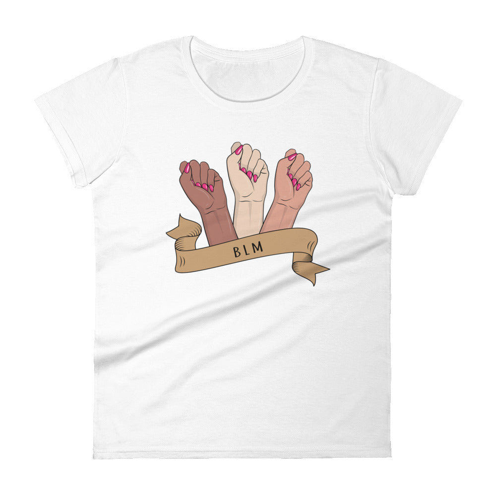 BLM Fists -- Women's T-Shirt