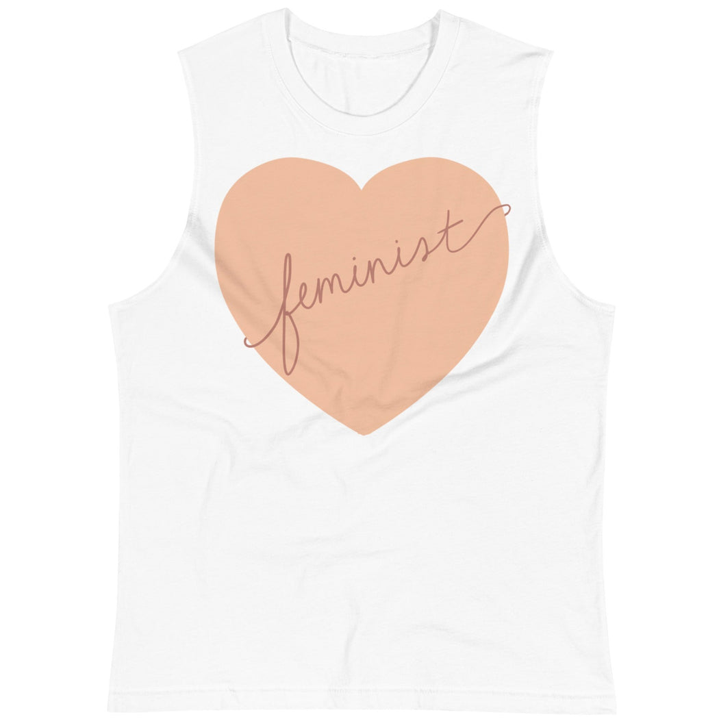 Feminist Heart -- Unisex Tanktop