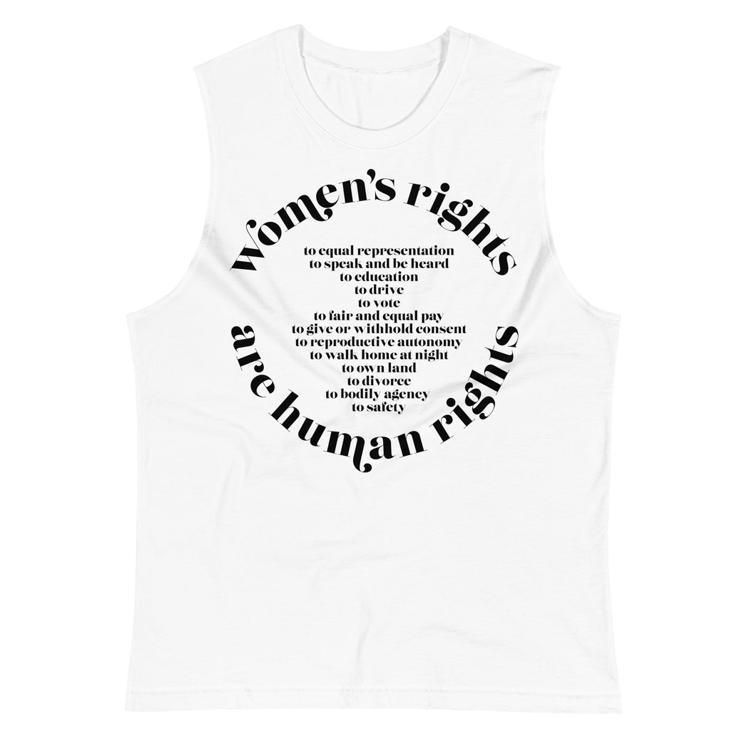 Women's Rights Are Human Rights (International Women's Day) -- Unisex Tanktop