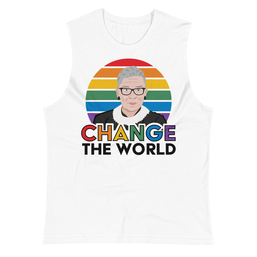 Change The World (Ruth Bader Ginsburg) -- Unisex Tanktop