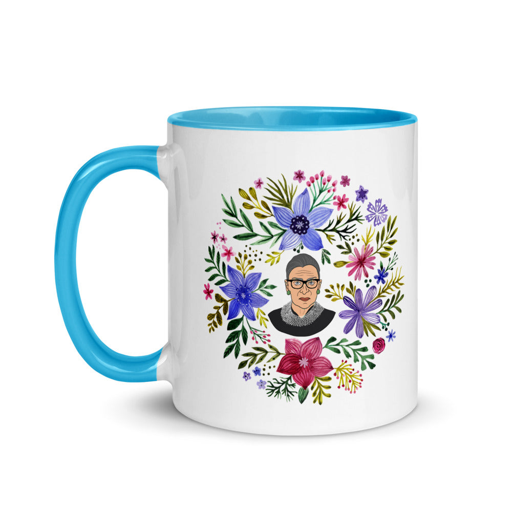 RBG Watercolor Flowers -- Mug