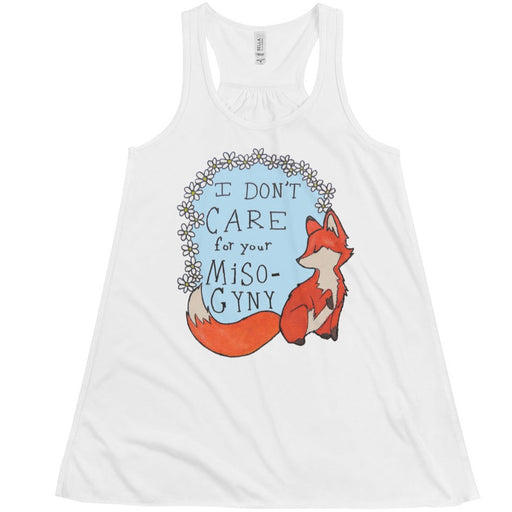 Feminist Fox Doesn't Care For Your Misogyny -- Women's Tanktop