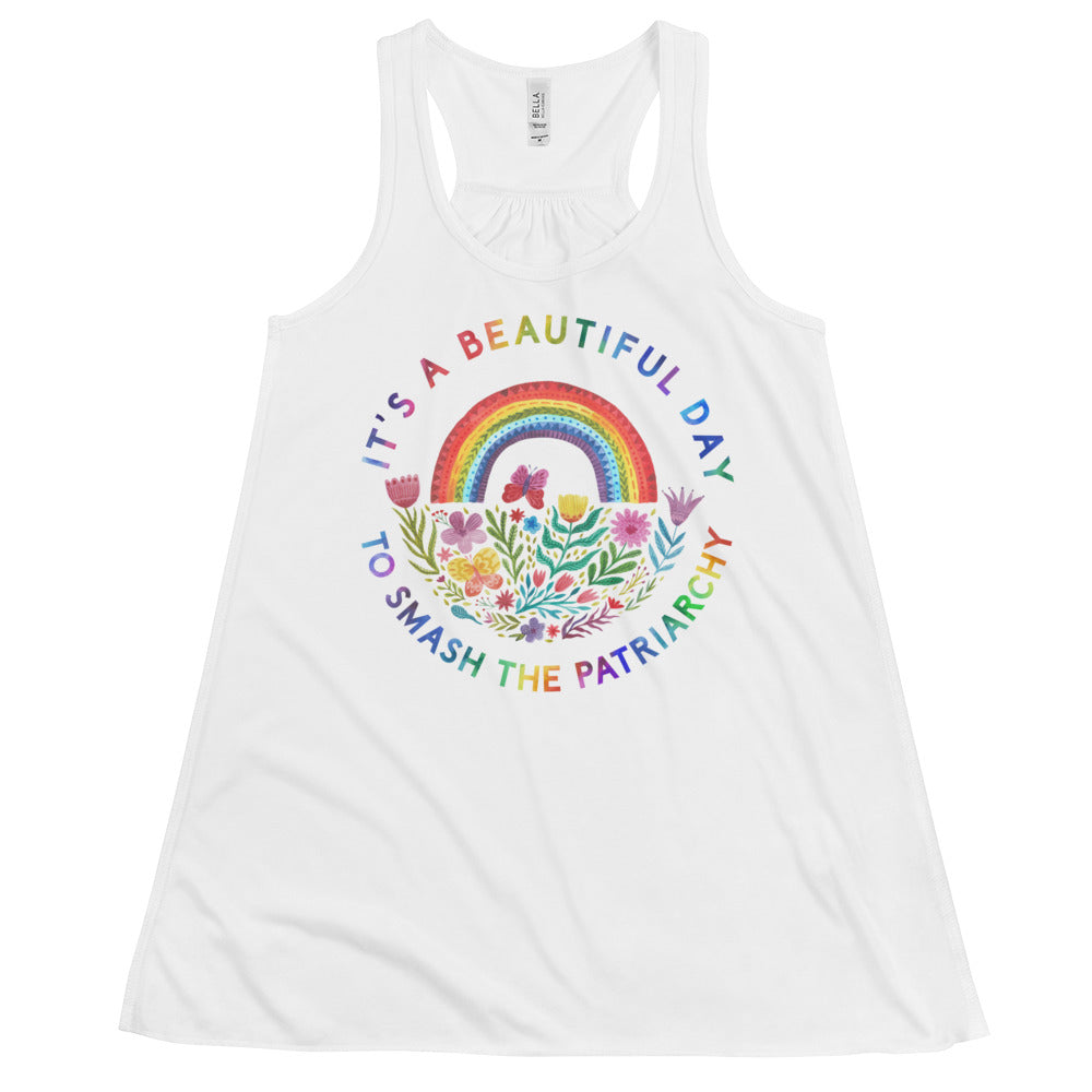 It's A Beautiful Day To Smash The Patriarchy -- Women's Tanktop